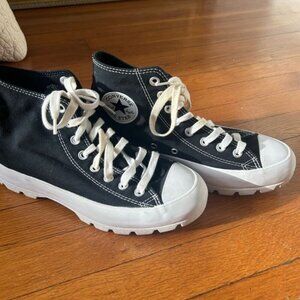 Converse Black Chuck Taylor All Star Lugged Women's (Size 9.5)